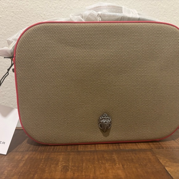 Kurt Geiger Tan Crossbody Bag with Colorful Lining - Picture 2 of 14